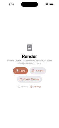 Render app features